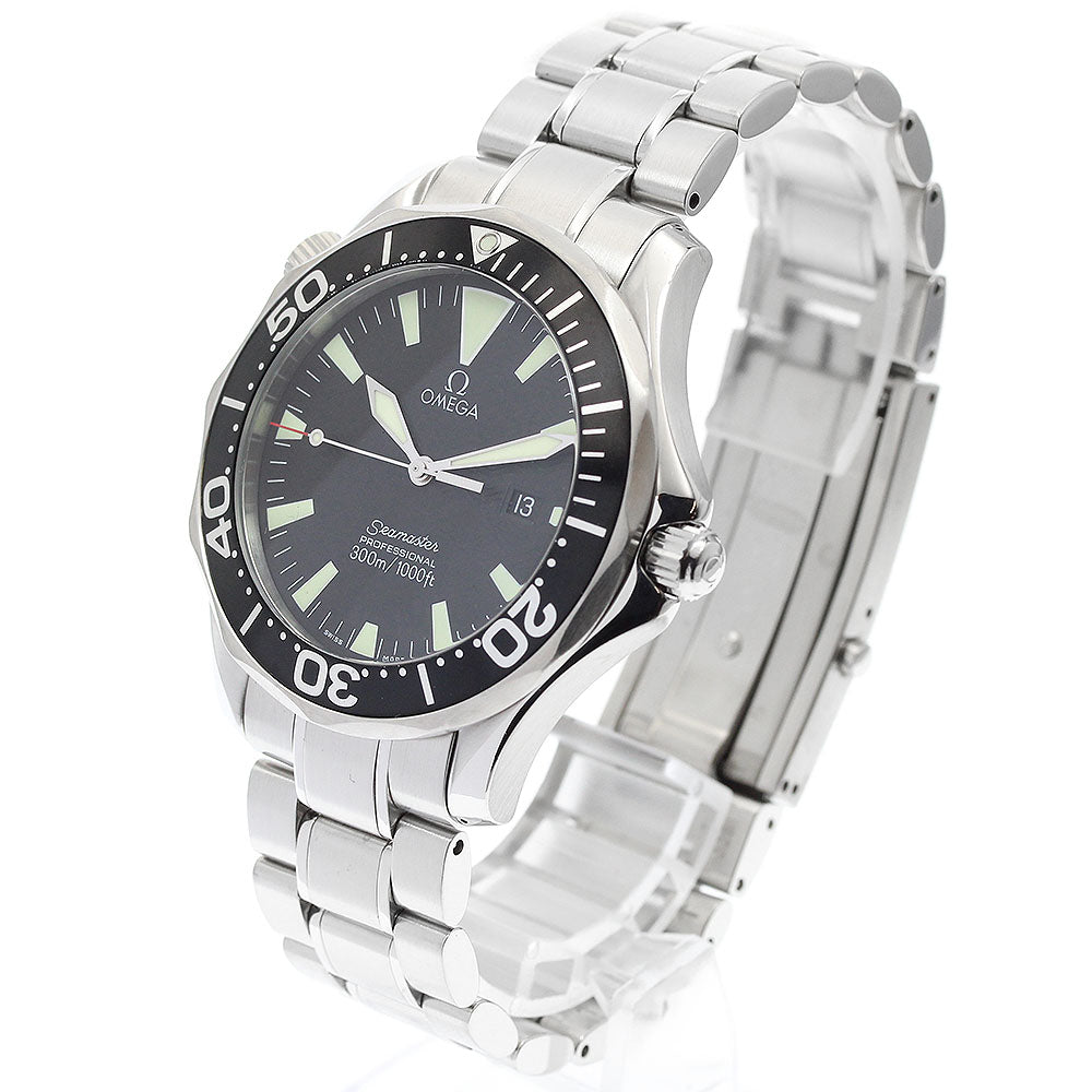 OMEGA Seamaster300 2264.50 Date black Dial Quartz Men's Watch_916344