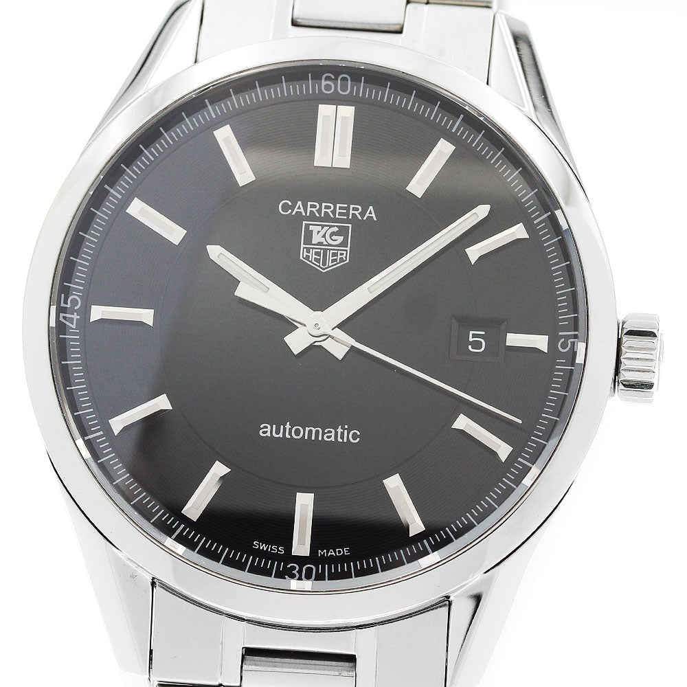 TAG HEUER Carrera Caliber 5 WV211B-0 Date black Dial Auto Men's Watch_916376