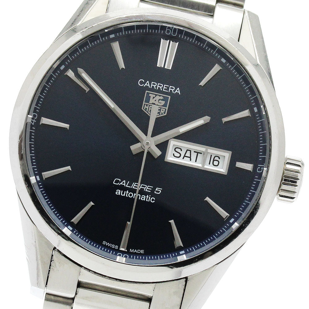 TAG HEUER Carrera Caliber 5 WAR201E Day date Navy Dial Auto Men's Watch_916388