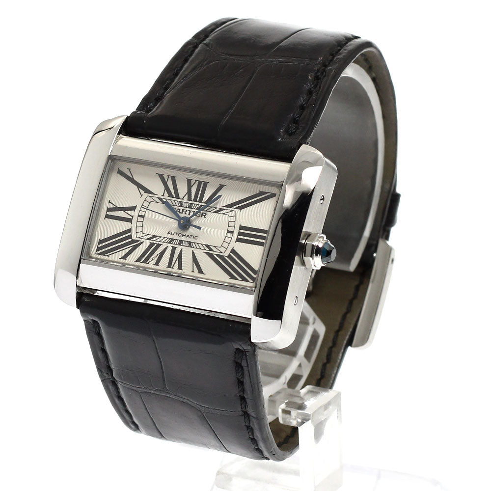 CARTIER Tank Divan LM W6300755 beige Dial Automatic Men's Watch_916414