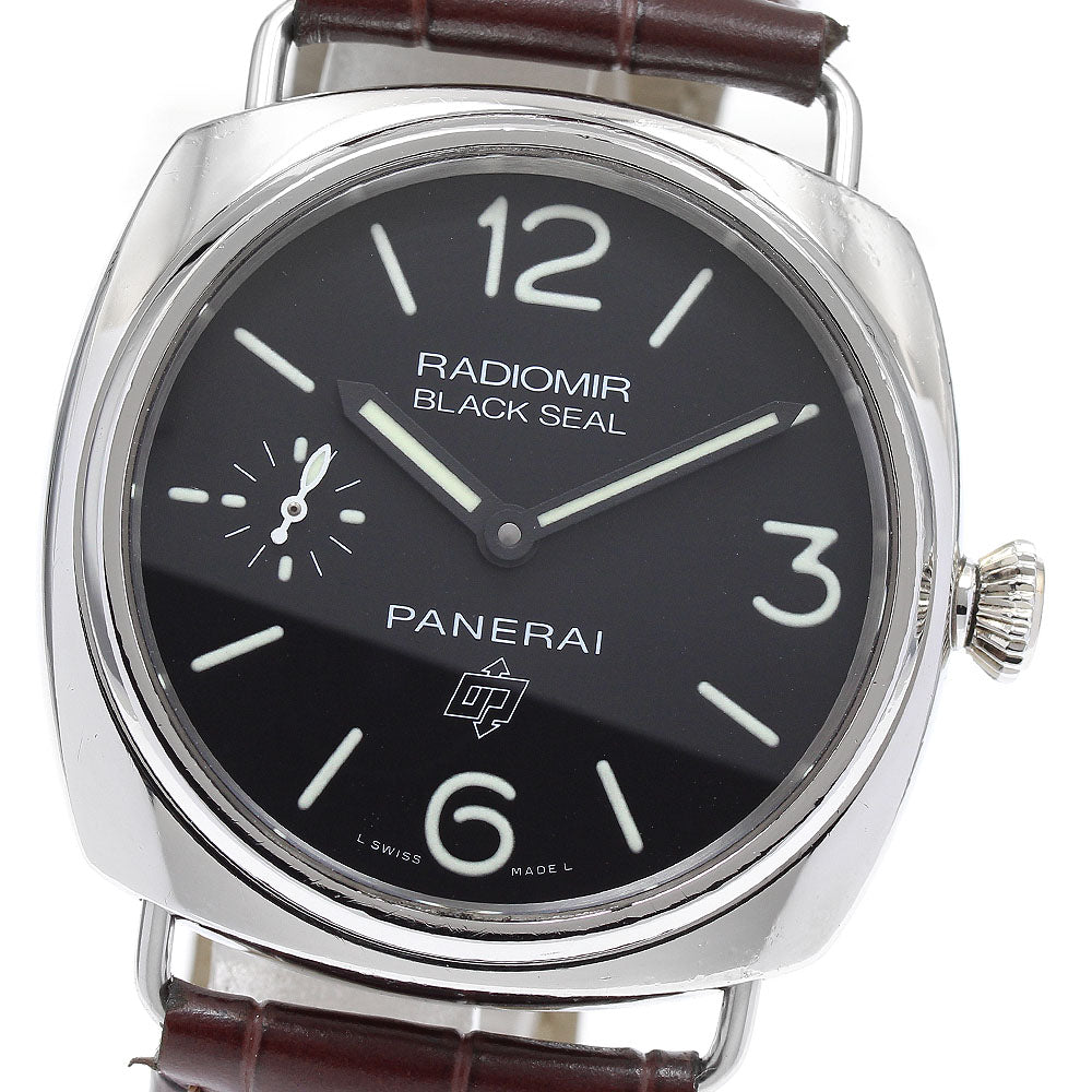 PANERAI Radiomir Black Seal Logo PAM00380 Small seconds black Dial Automatic Men's Watch_916445