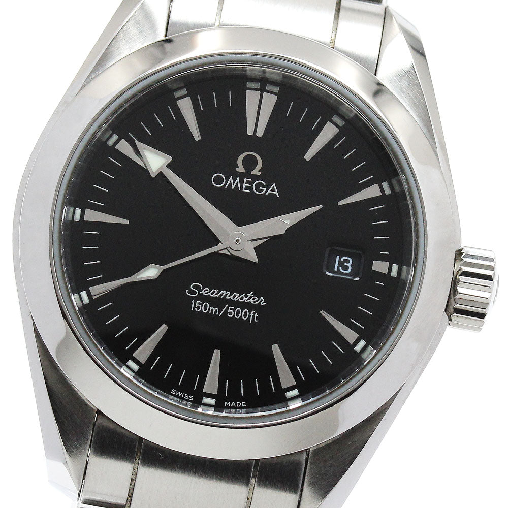 OMEGA Seamaster Aqua Terra 2577.50 Date black Dial Quartz Ladies Watch_916454