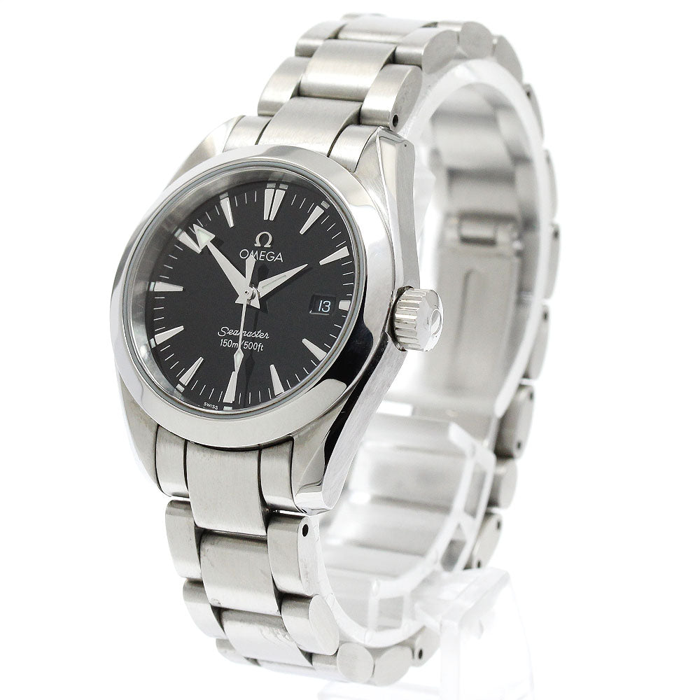 OMEGA Seamaster Aqua Terra 2577.50 Date black Dial Quartz Ladies Watch_916454