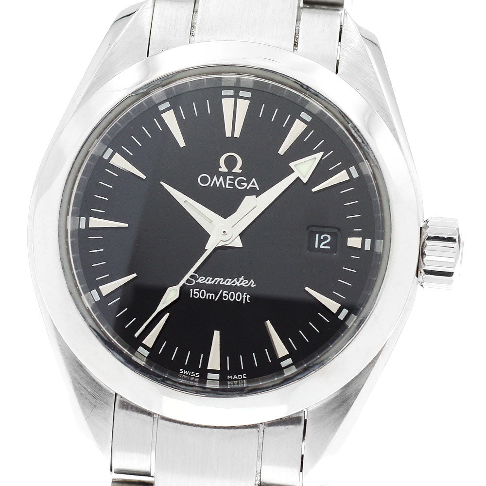 OMEGA Seamaster Aqua Terra 2577.50 Date black Dial Quartz Ladies Watch_916455