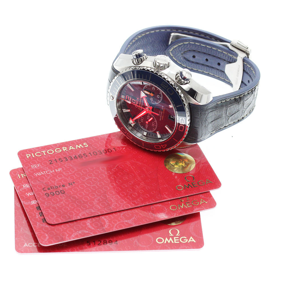 OMEGA Seamaster Planet Ocean 215.33.46.51.03.001 Chronograph Navy Dial Automatic Men's Watch_916468