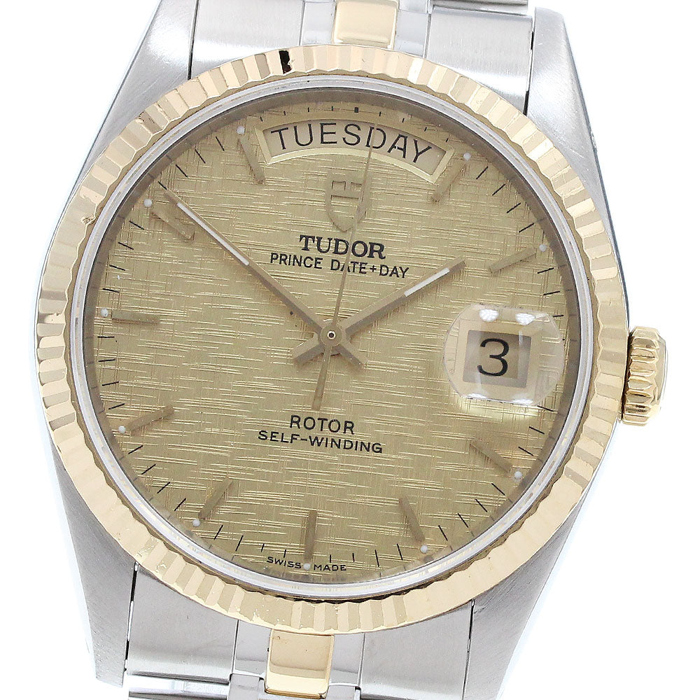 TUDOR Prince Date Day 76213 gold Dial Automatic Men's Watch_916506
