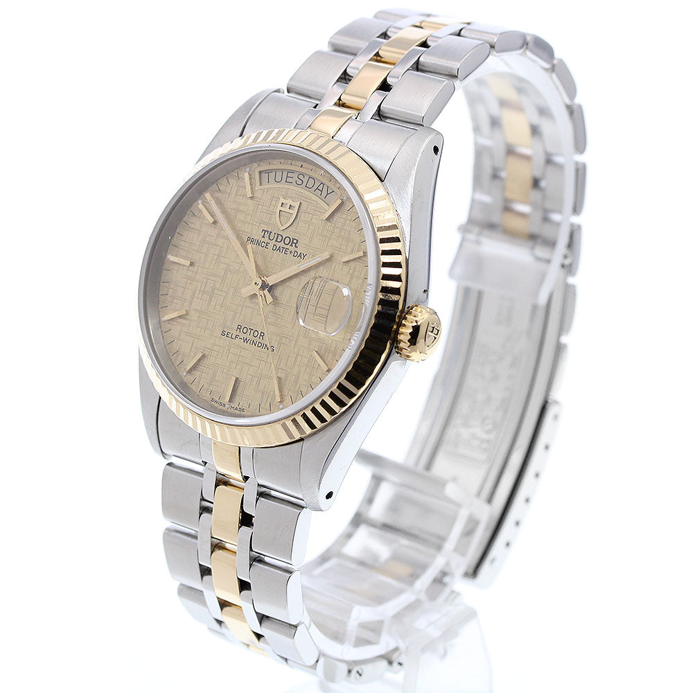 TUDOR Prince Date Day 76213 gold Dial Automatic Men's Watch_916506
