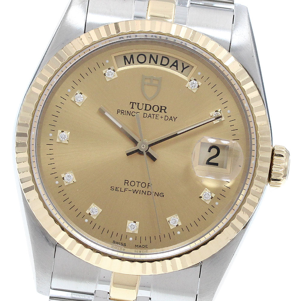 TUDOR Prince Date Day 76213 gold Dial Automatic Men's Watch_916514