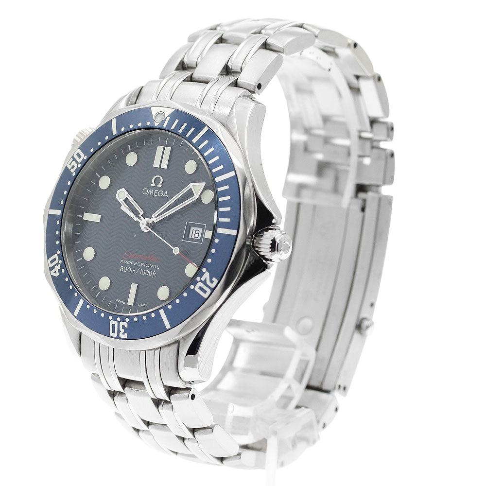 OMEGA Seamaster300 Professional 2221.80 Date Navy Dial Quartz Men's Watch_916537