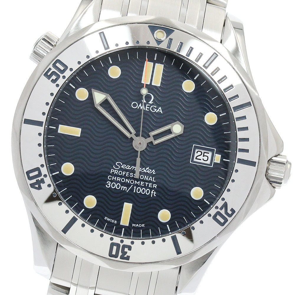 OMEGA Seamaster300 2532.80 Date Navy Dial Automatic Men's Watch_916539