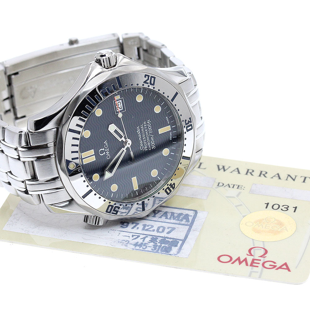 OMEGA Seamaster300 2532.80 Date Navy Dial Automatic Men's Watch_916539