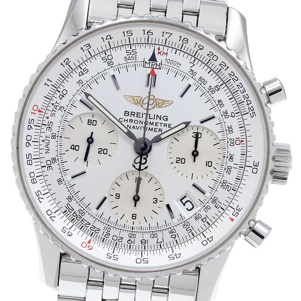 BREITLING Navitimer A23322 Chronograph Silver Dial Automatic Men's Watch_916548