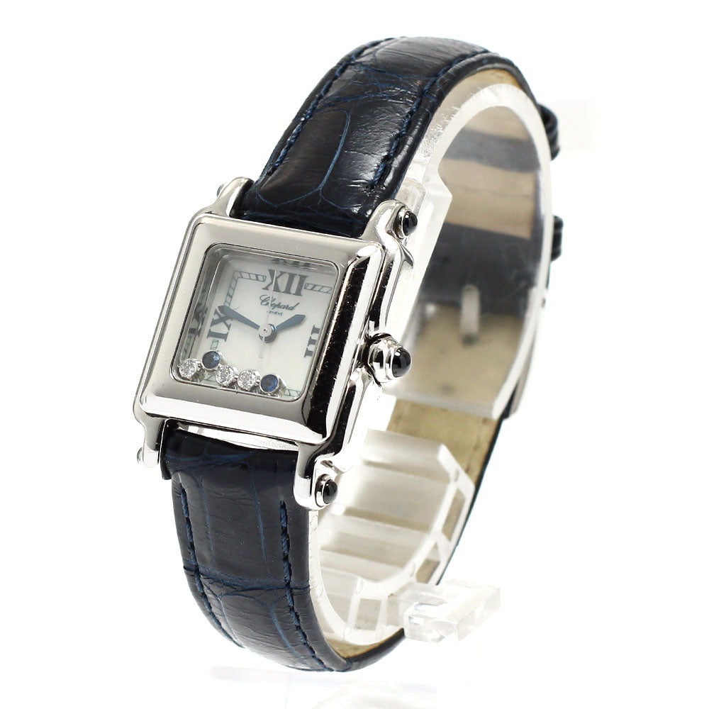 Chopard Happy sports 27/8892-23 Square 5P diamond shell dial White shell Dial Quartz Ladies Watch_916549
