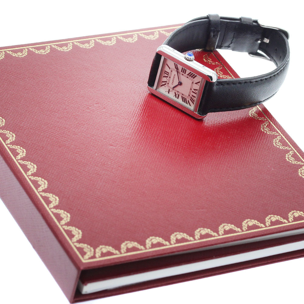 CARTIER Tank solo SM W5200005 Silver Dial Quartz Ladies Watch_916551