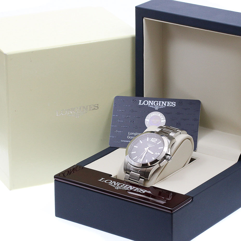 LONGINES Conquest L3.777.4 Date black Dial Automatic Men's Watch_916554