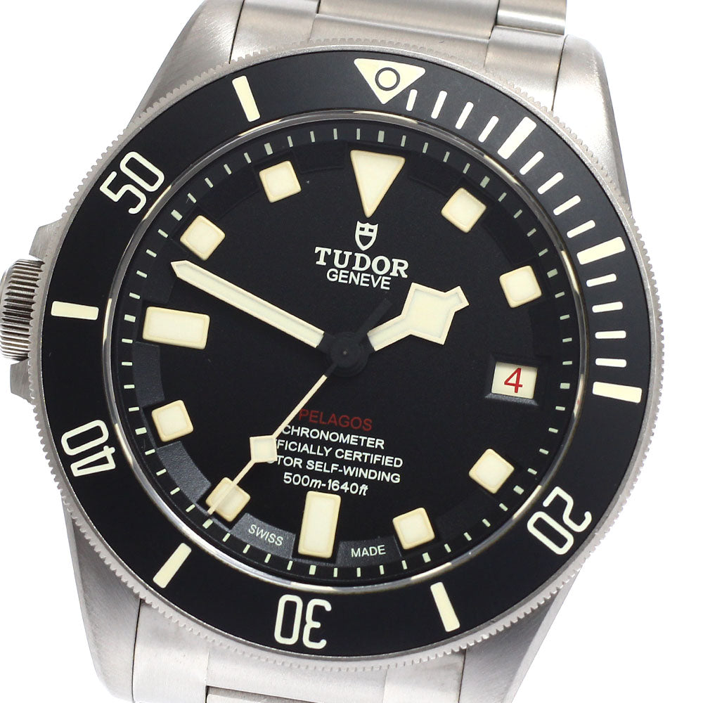 TUDOR Pelagos LHD Left Hand 25610TNL Date black Dial Automatic Men's_916560