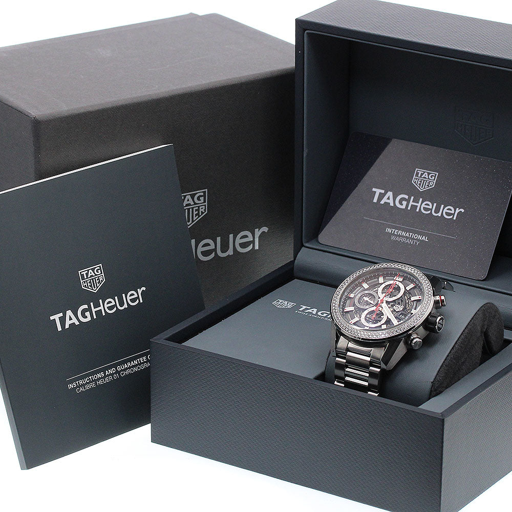 TAG HEUER Carrera CAR201P.BA0766 HEUER01 Diamond Bezel Automatic Men's_916564