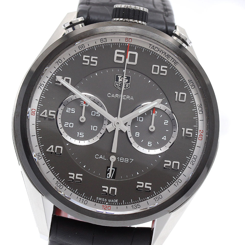 TAG HEUER Carrera CAR2C12-0/CAR2C12.FC6327 Caliber 1887 Date Chronograph gray Dial Automatic Men's Watch_916577