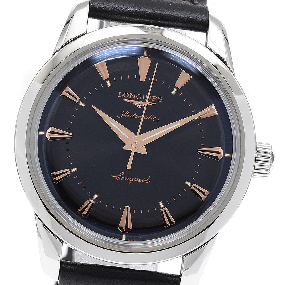 LONGINES Conquest Heritage L1.649.4.52.2 black Dial Automatic Men's Watch_916580