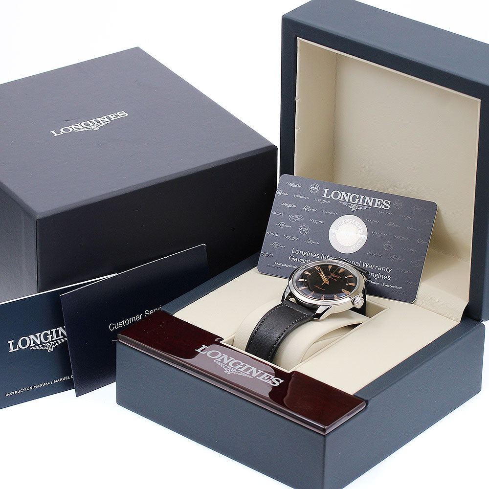LONGINES Conquest Heritage L1.649.4.52.2 black Dial Automatic Men's Watch_916580
