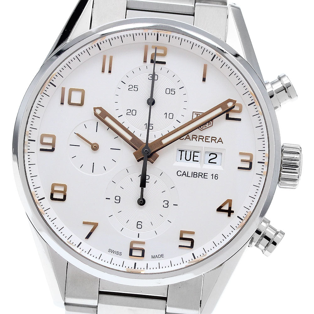 TAG HEUER Carrera CV2A1AC Caliber 16 Silver Dial Automatic Men's Watch_916582