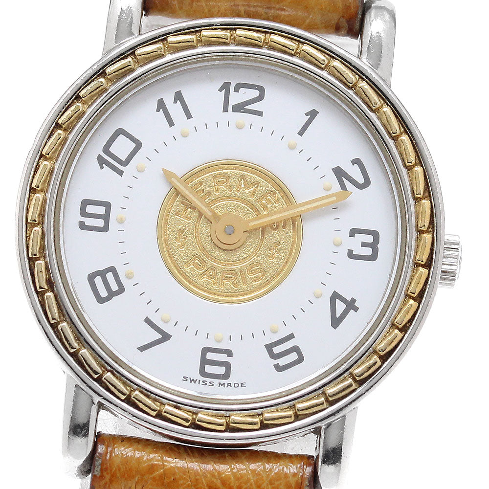 HERMES Serie white Dial Quartz Ladies Watch_916584