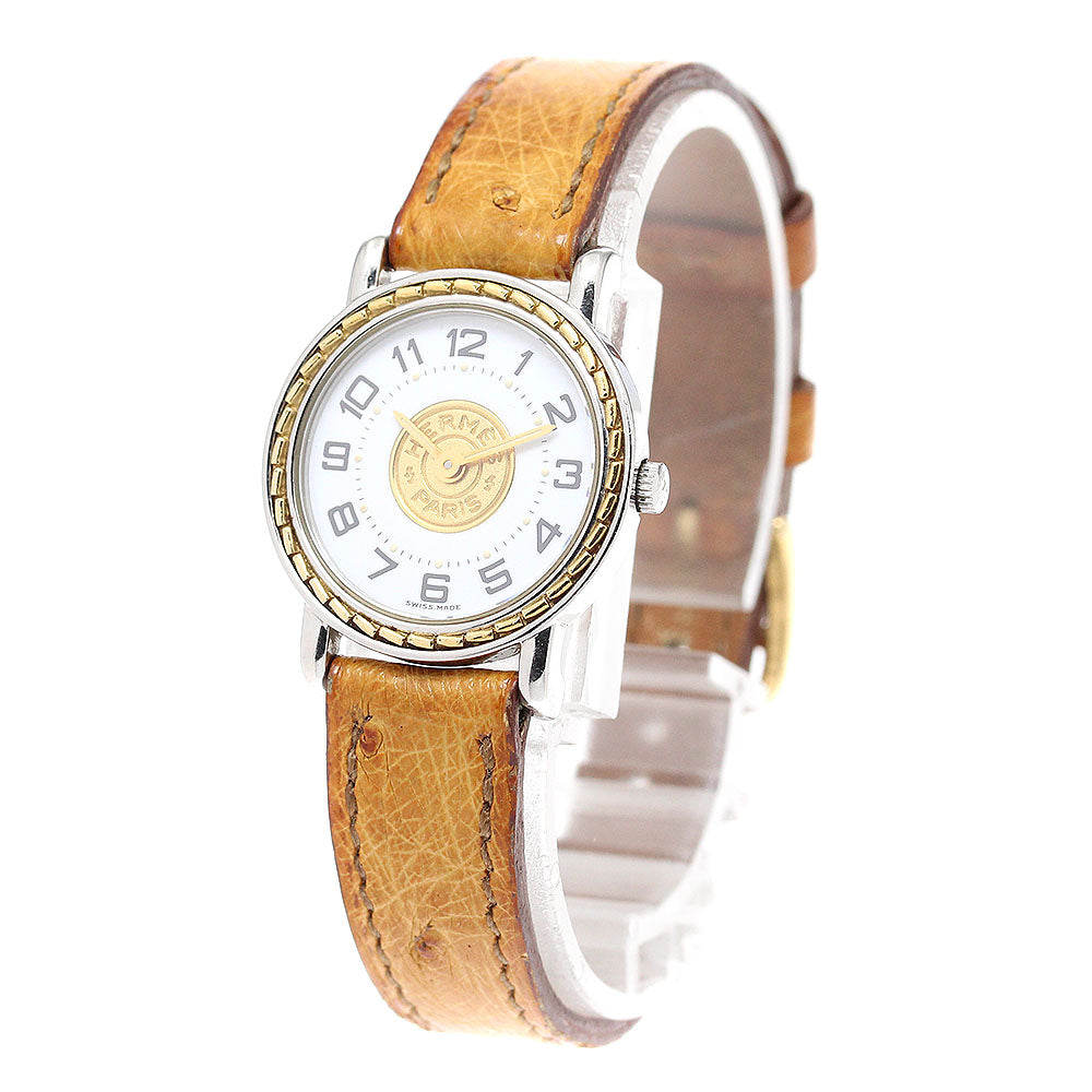 HERMES Serie white Dial Quartz Ladies Watch_916584