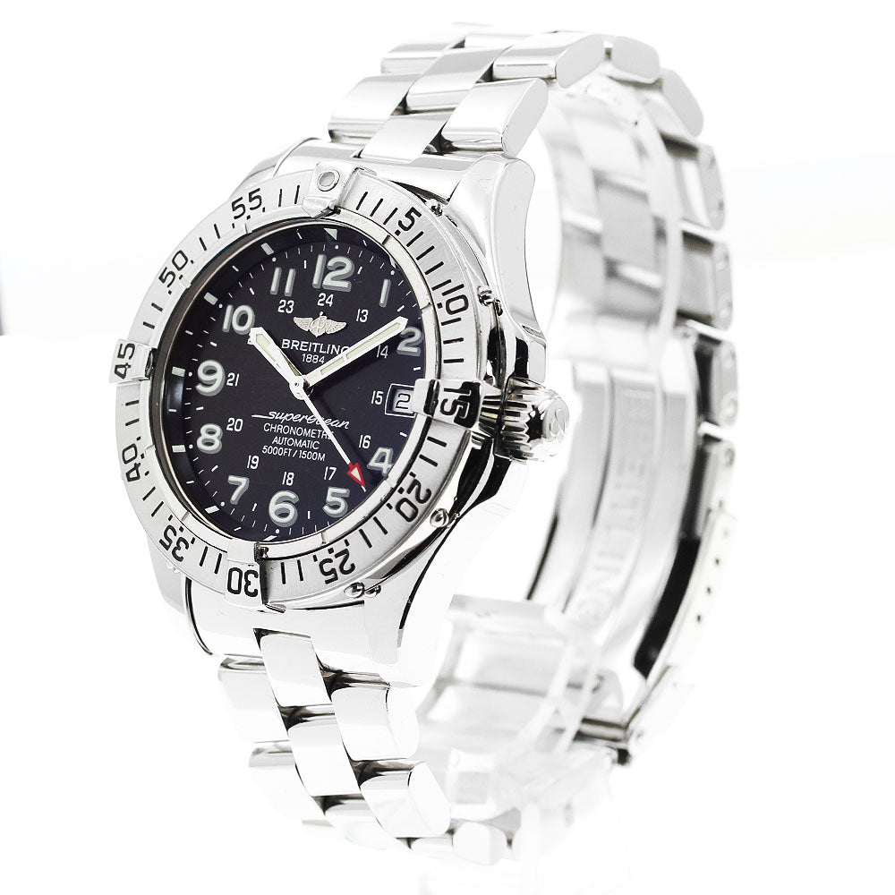 BREITLING Super Ocean A17360 Date black Dial Automatic Men's Watch_916596