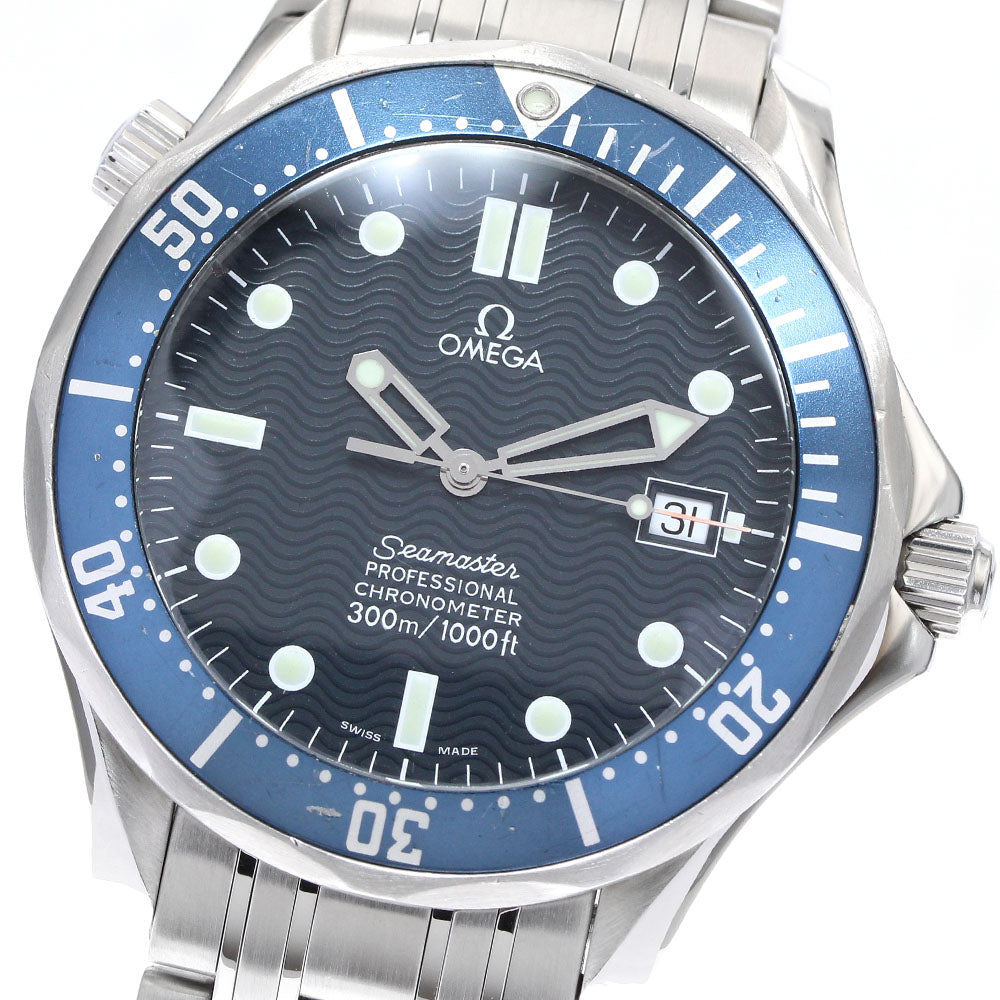 OMEGA Seamaster300 2531.80 Date Navy Dial Automatic Men's Watch_916603