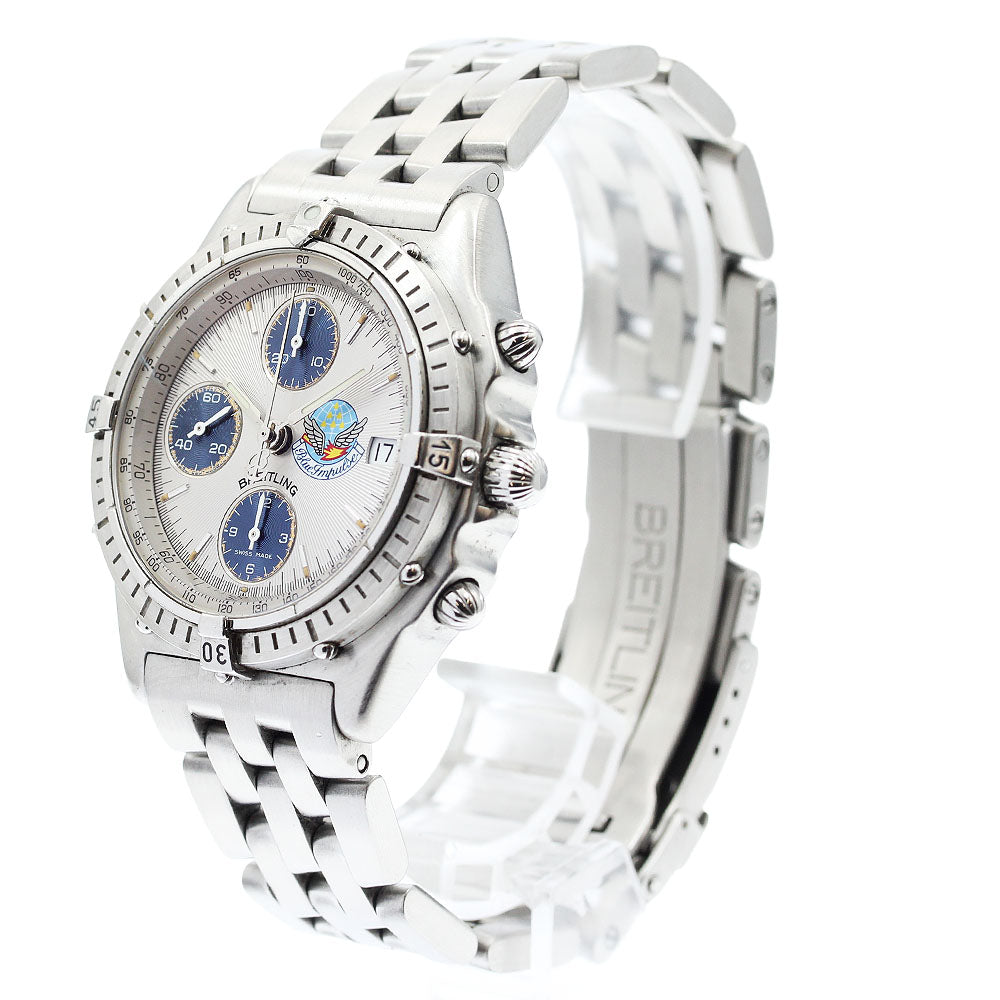 BREITLING Chronomat Blue Impulse A13048 Date Automatic Men's Watch_916663