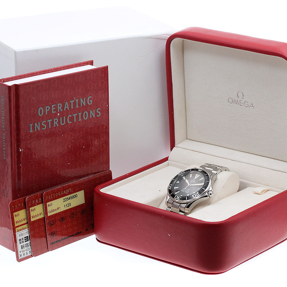 OMEGA Seamaster300 2254.50 Date black Dial Automatic Men's Watch_916665