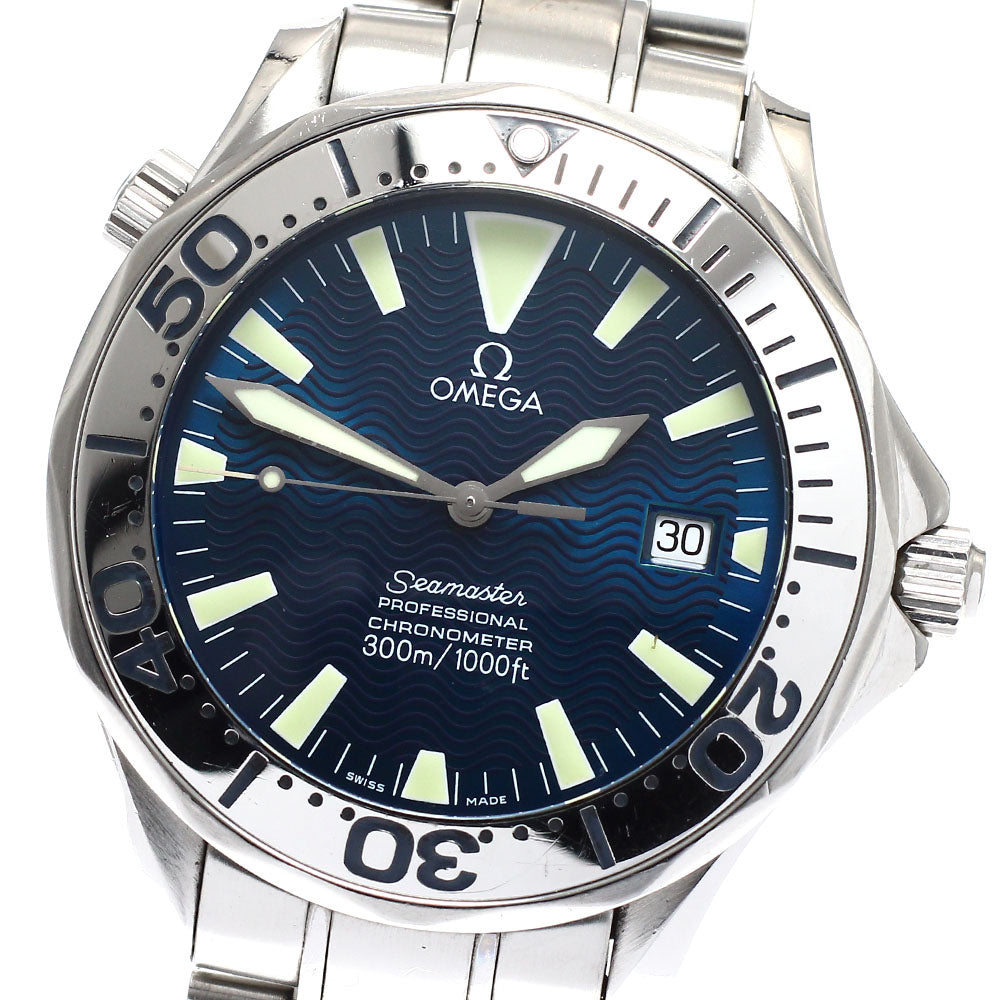 OMEGA Seamaster 300 2255.80 Date blue Dial Automatic Men's Watch_916688