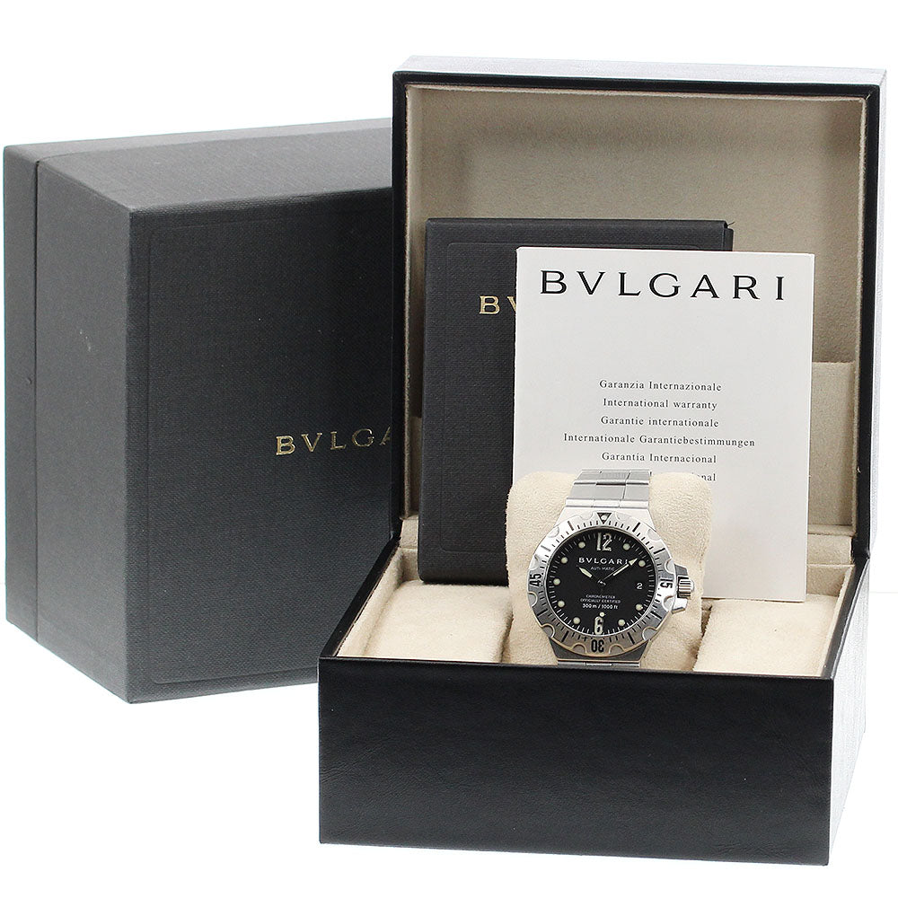 BVLGARI Diagono Scuba SD40S Date black Dial Automatic Men's Watch_916692