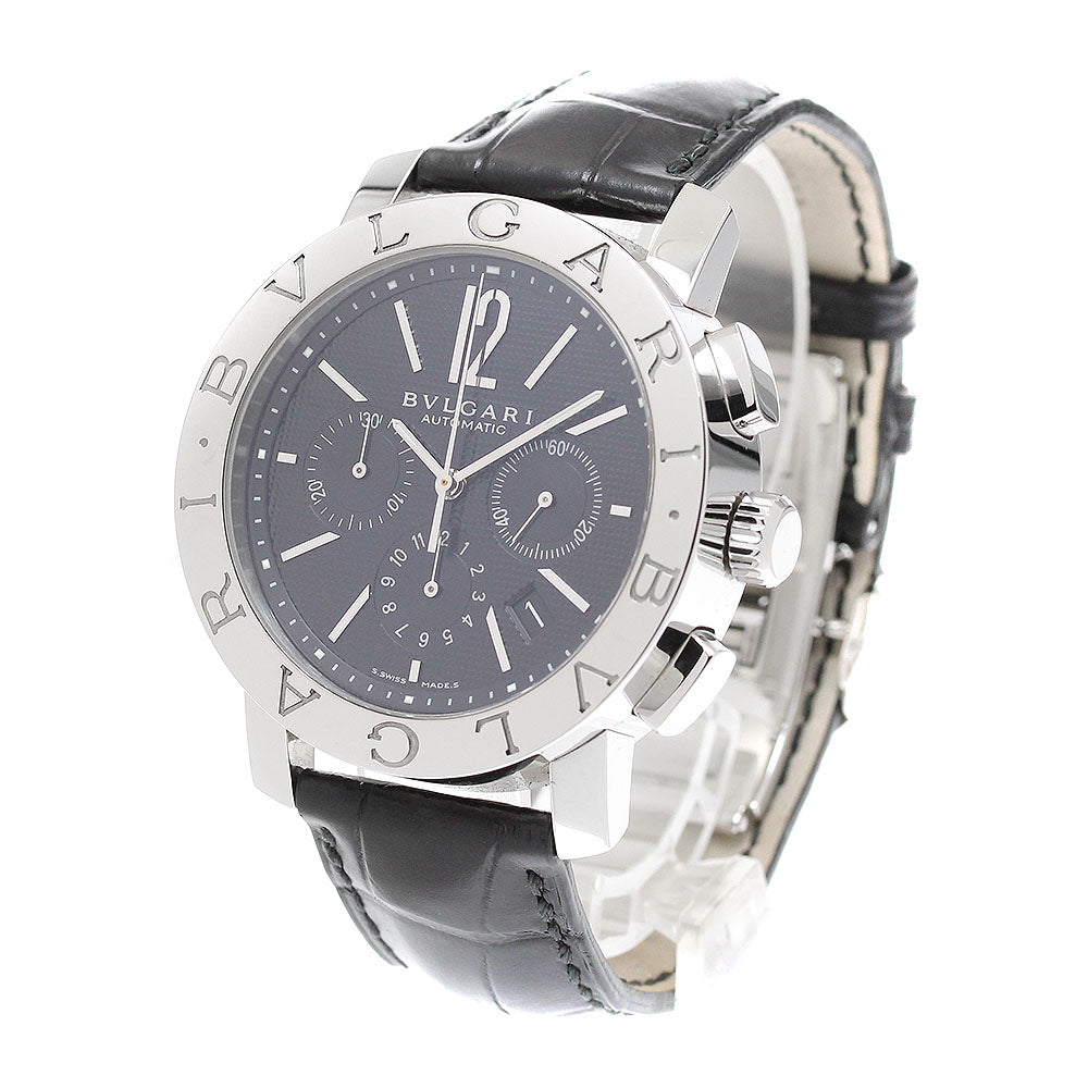 BVLGARI BVLGARIBVLGARI BB42SLCH Chronograph Date black Dial Automatic Men's Watch_916725
