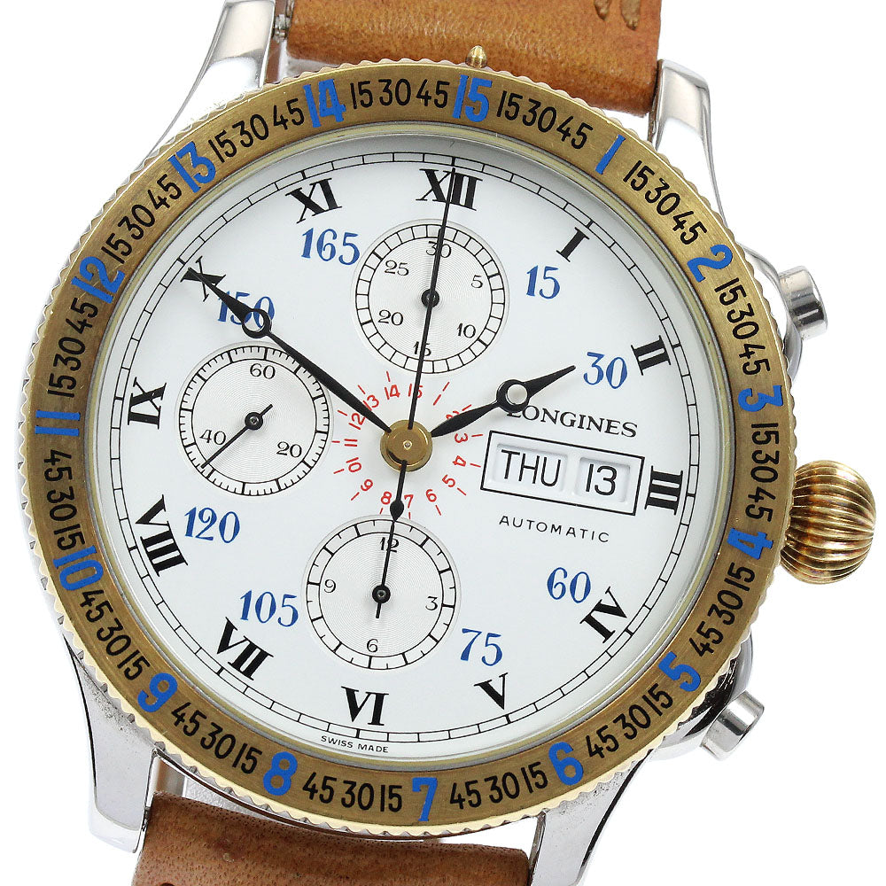 LONGINES Lindbergh Hour Angle L2.602.5 Chronograph Automatic Men's Watch_916737