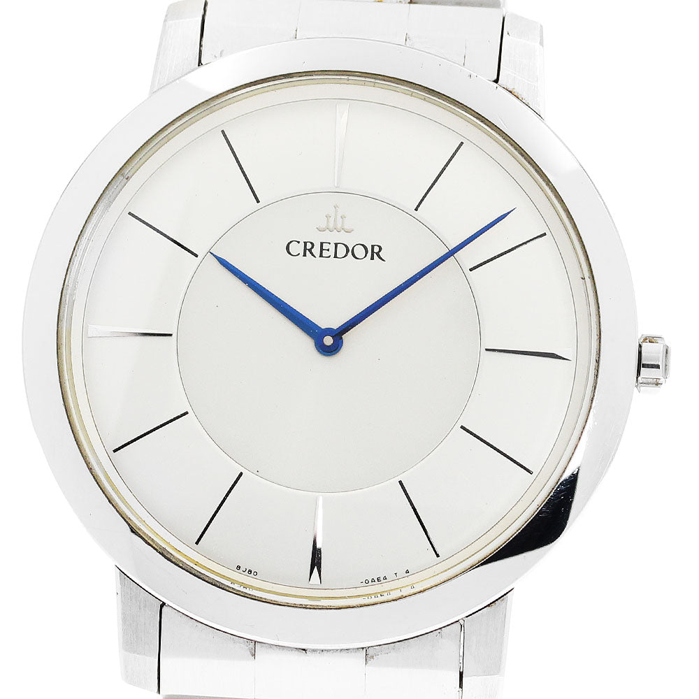 SEIKO CREDOR node GCAT993/8J80-0AD0 Silver Dial Quartz Men's Watch_916746