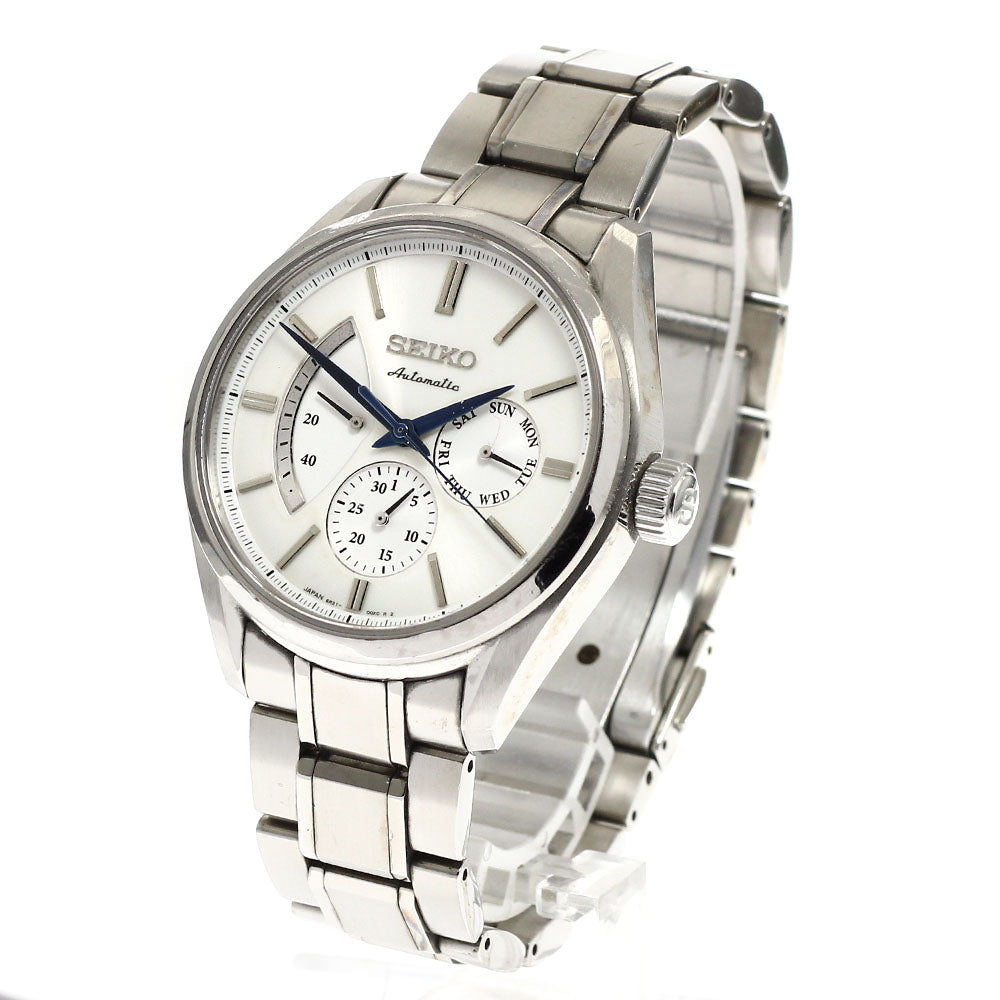 SEIKO Presage SARW021/6R21-01B0 Power reserve white Dial Auto Men's Watch_916747