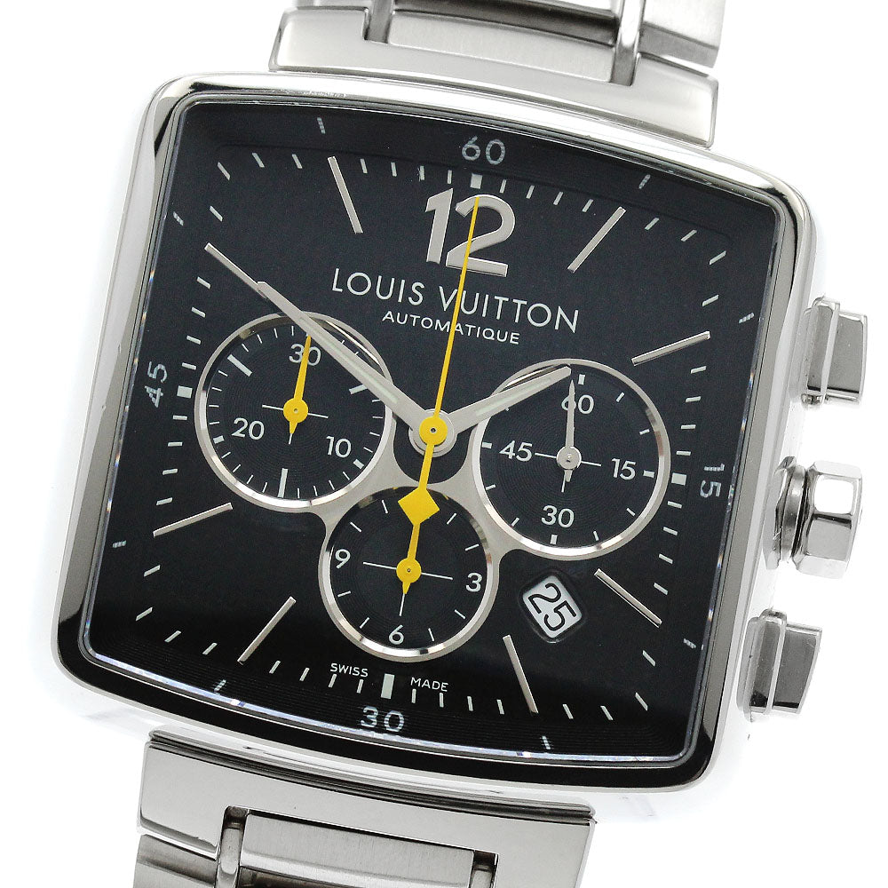 LOUIS VUITTON Speedy Q212G Chronograph black Dial Automatic Men's Watch_916748