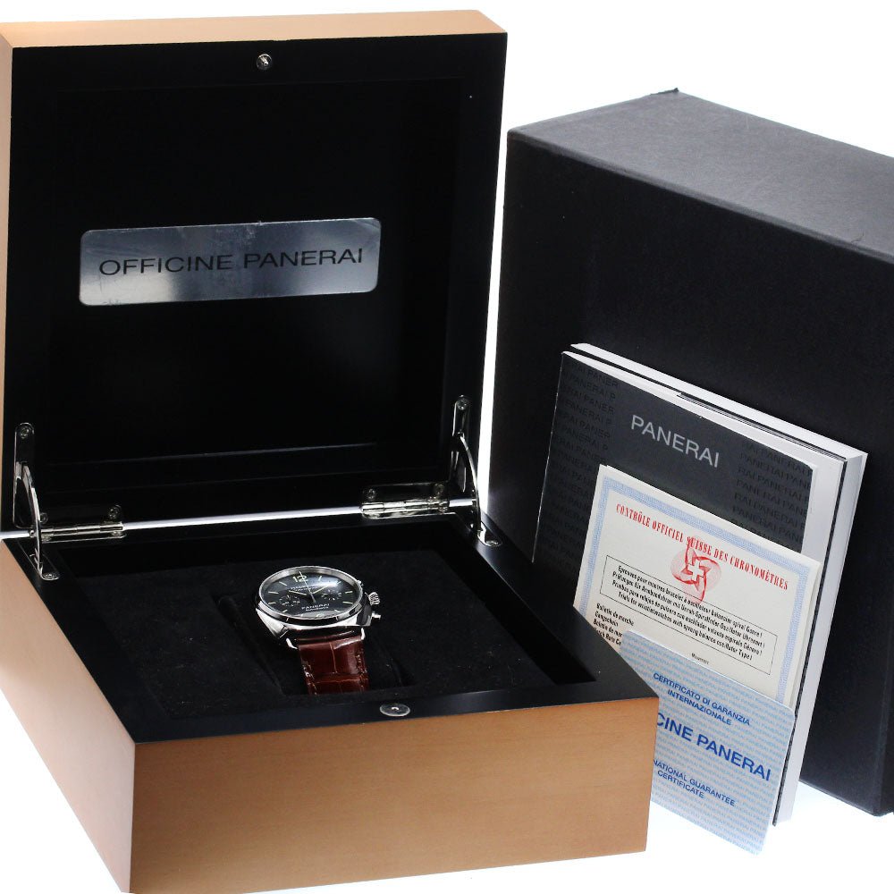 PANERAI Radiomir PAM00369 Chronograph black Dial Automatic Men's Watch_916760