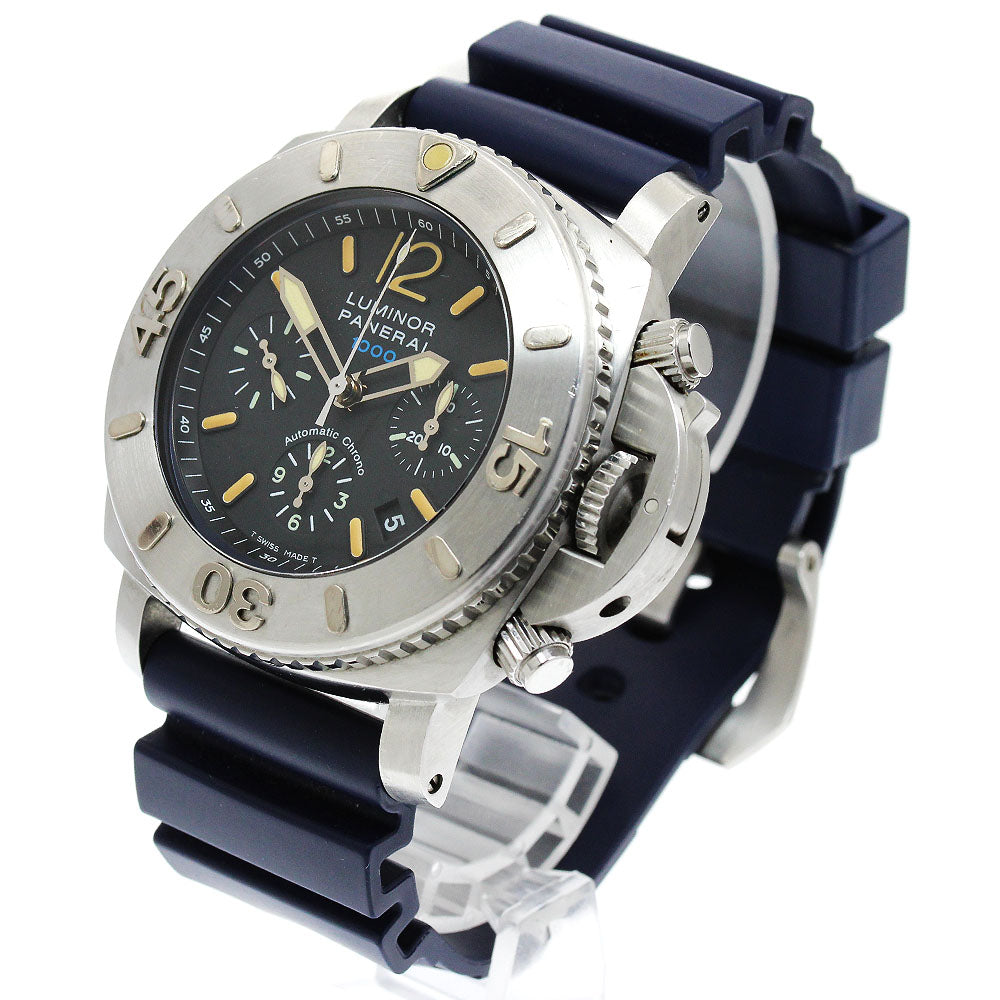 PANERAI Submersible Chrono 1000 PAM00187 black Dial Automatic Men's Watch_916769
