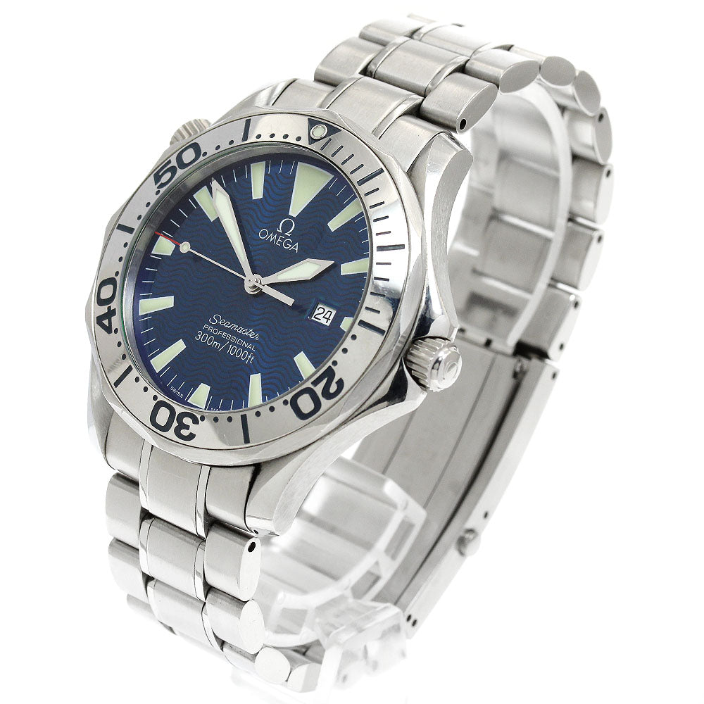 OMEGA Seamaster300 2265.80 Date blue Dial Quartz Men's Watch_916772