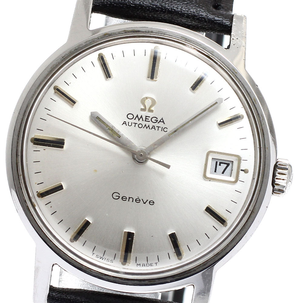 OMEGA Geneve 166.070 Cal.565 Date Silver Dial Automatic Men's Watch_916774