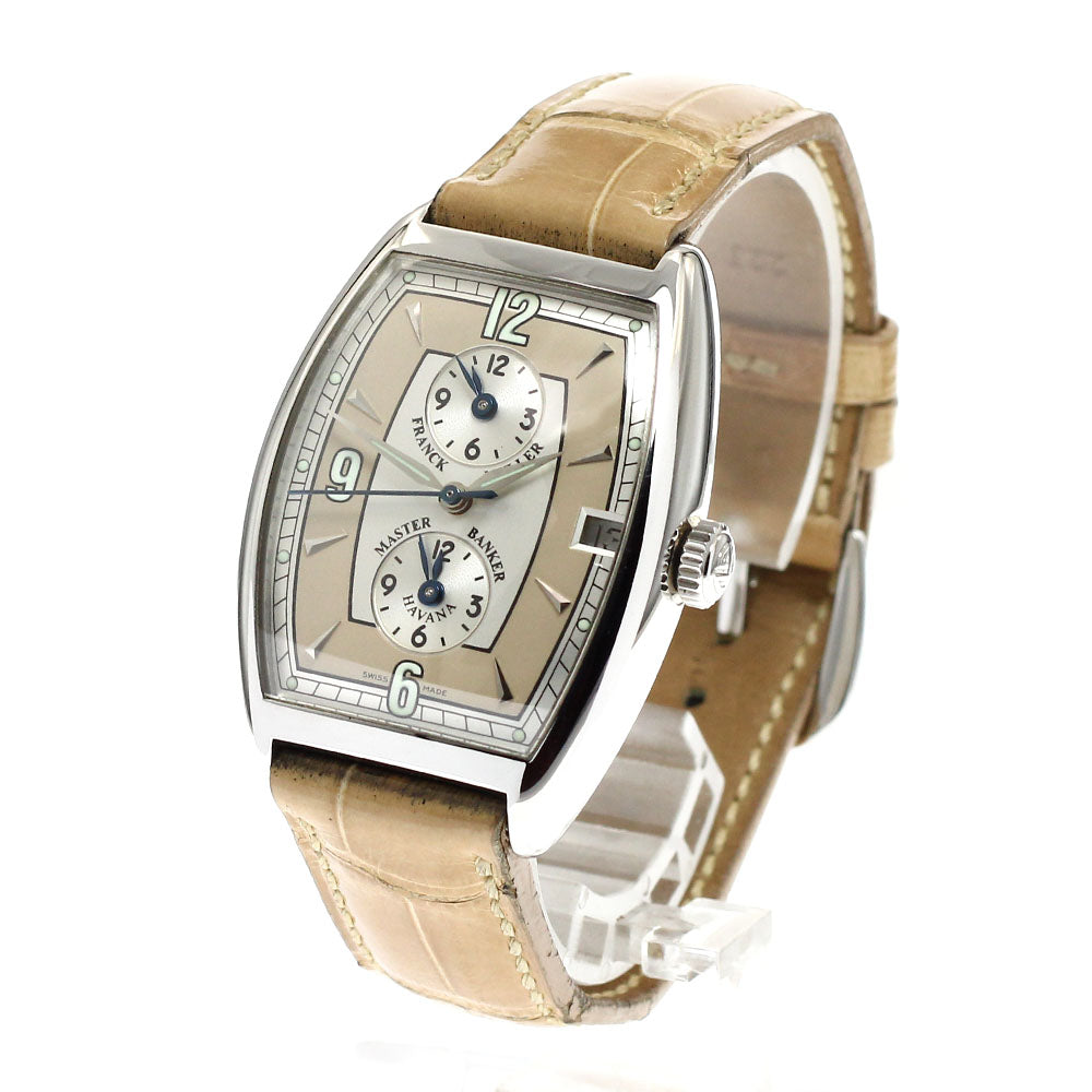 FRANCK MULLER Master Bunker Havana 2852MBHV Silver / Beige Dial Automatic Men's Watch_916787