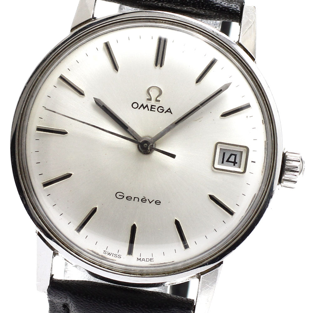 OMEGA Geneve 136.011SP Date Cal.613 Silver Dial Hand Winding Men's Watch_916801