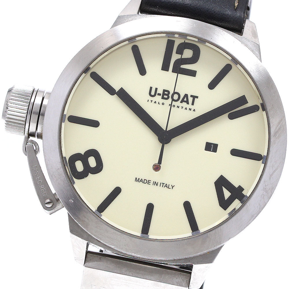 U-BOAT 316-L Date beige Dial Automatic Men's Watch_916818