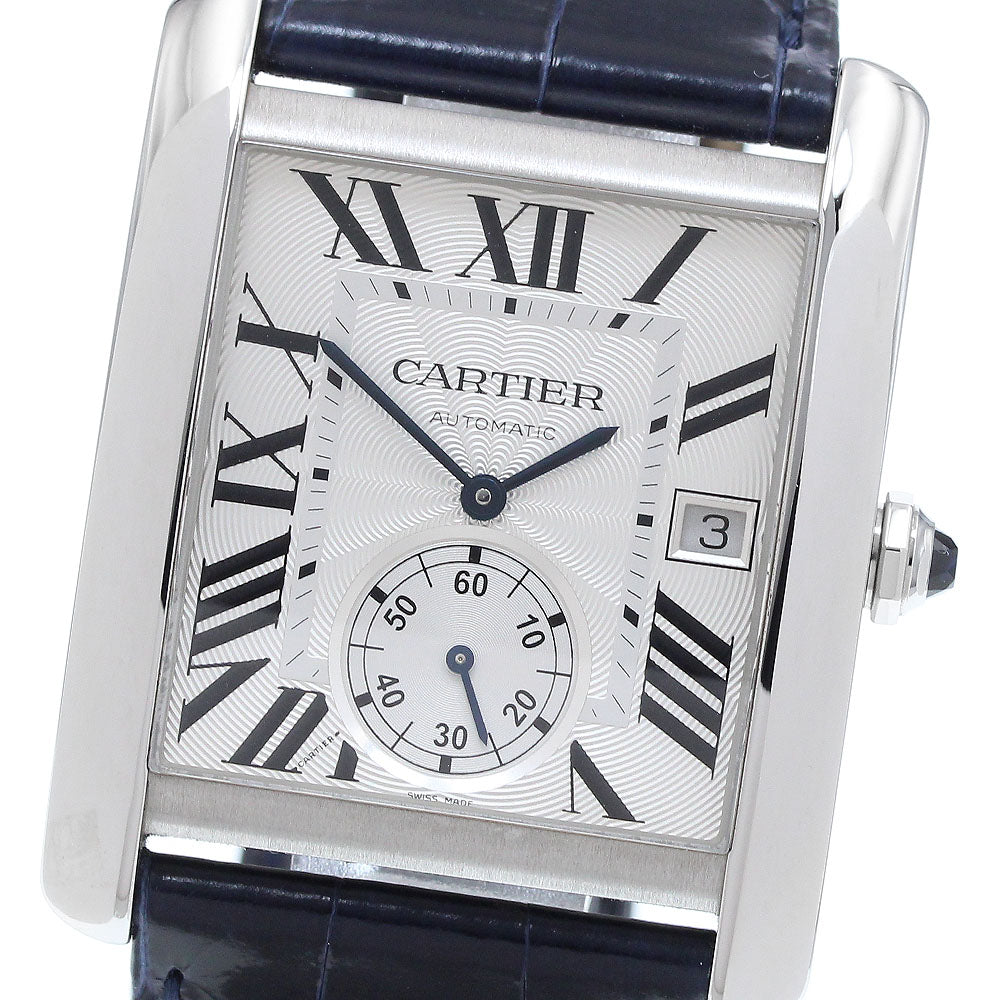 CARTIER Tank MC LM W5330003 Small seconds Silver Dial Automatic Men's Watch_916819