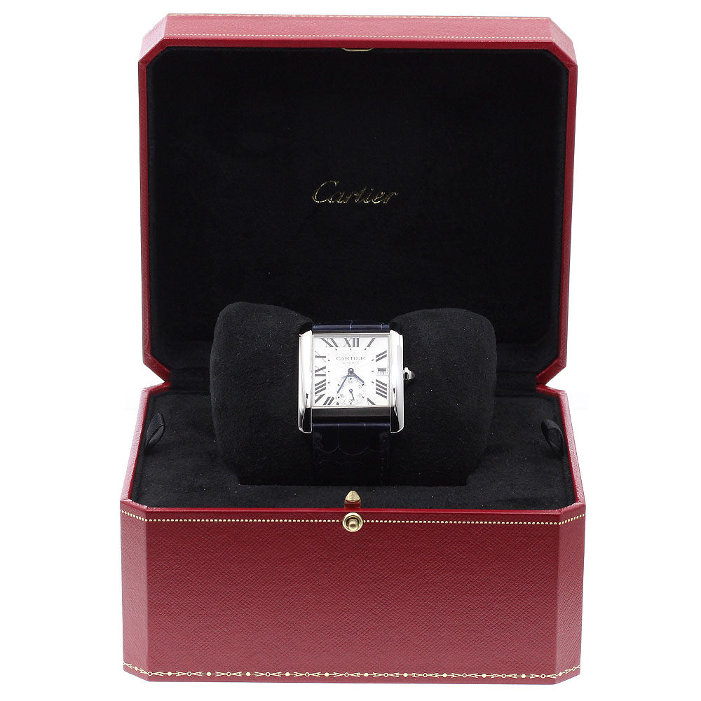 CARTIER Tank MC LM W5330003 Small seconds Silver Dial Automatic Men's Watch_916819
