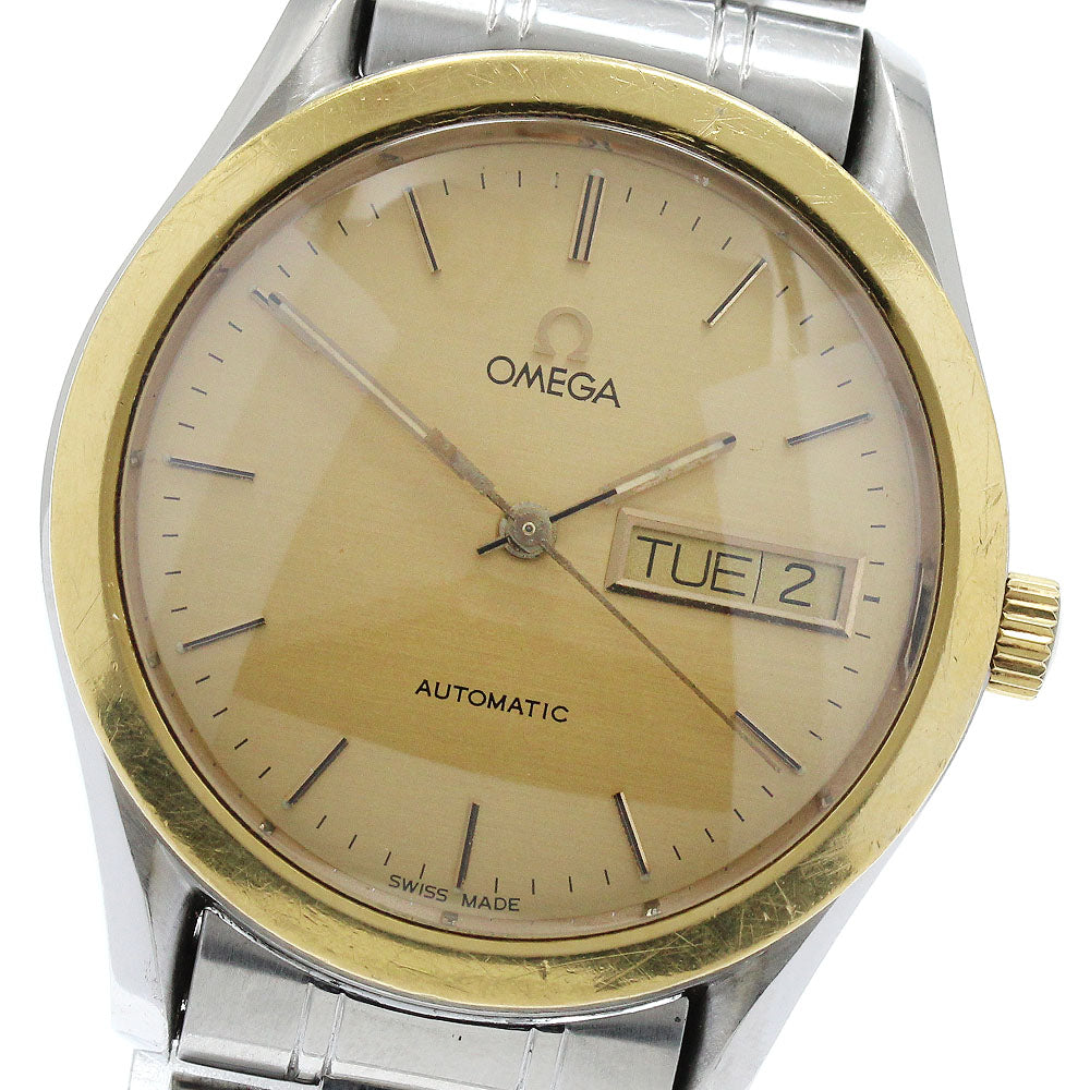 OMEGA Classic 166.0299/5120.10 YG bezel gold Dial Automatic Men's Watch_916827