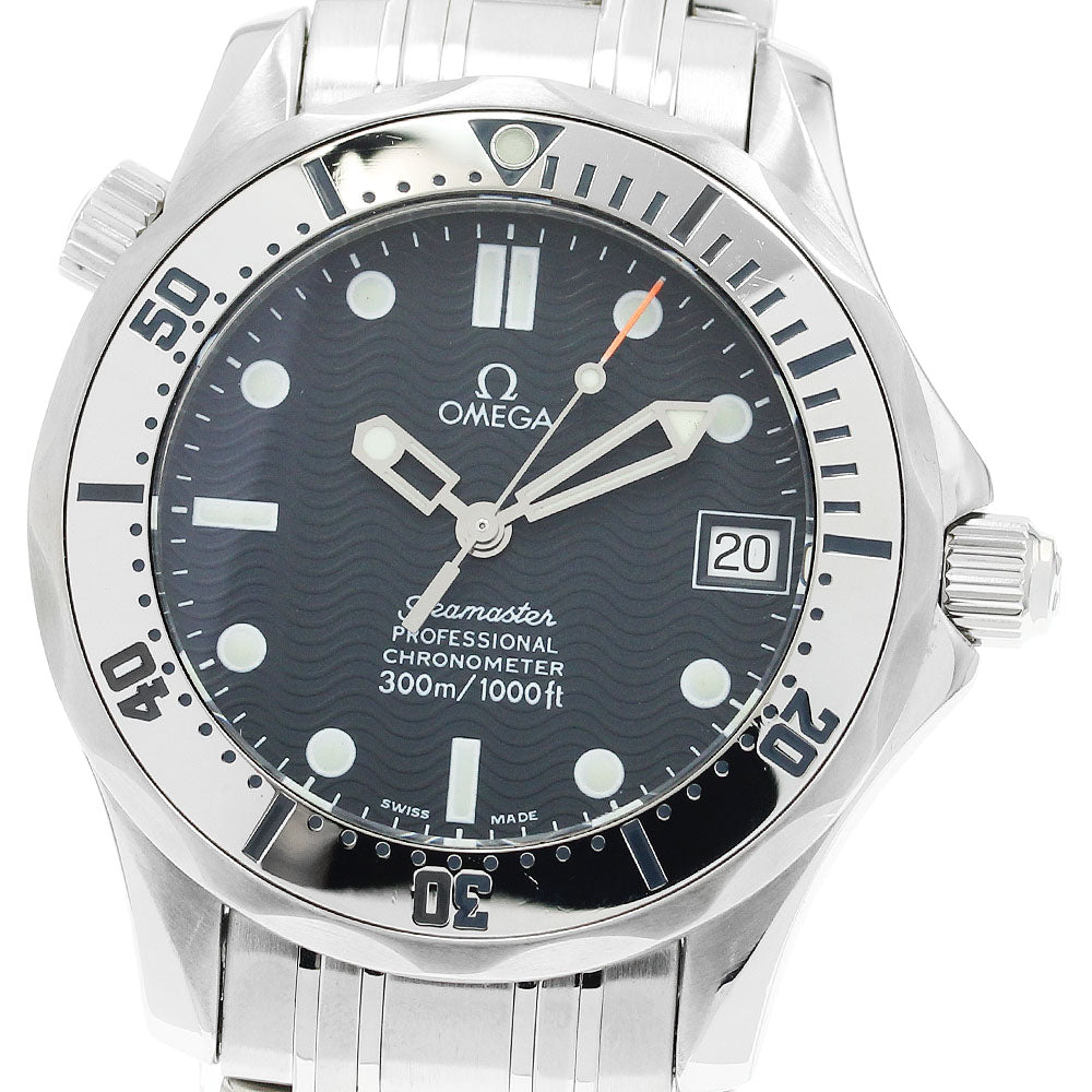 OMEGA Seamaster Diver 300M 2552.80 Date Navy Dial Automatic Boy's Watch_916838
