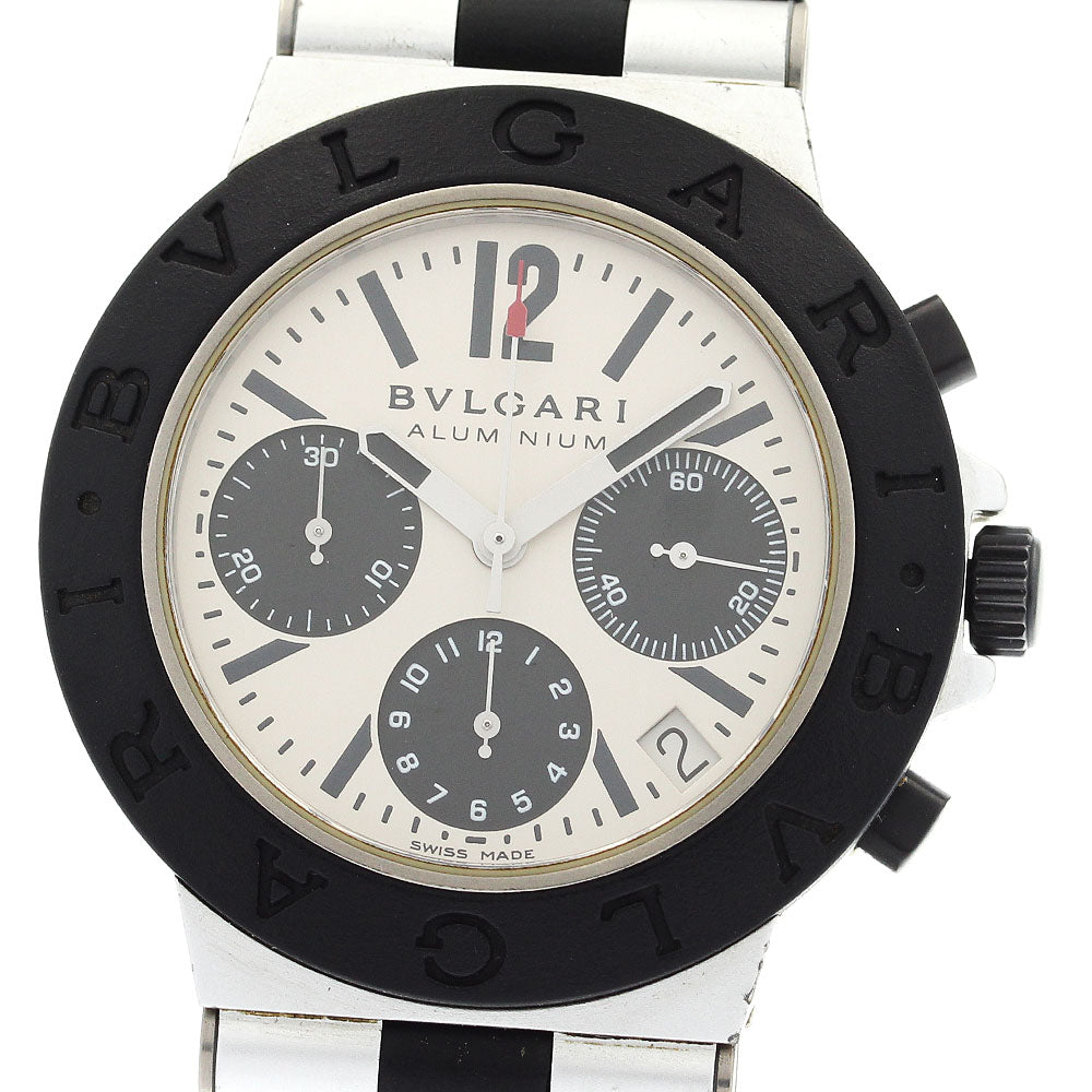 BVLGARI aluminum AC38TA Date Chronograph Automatic Men's Watch_916849